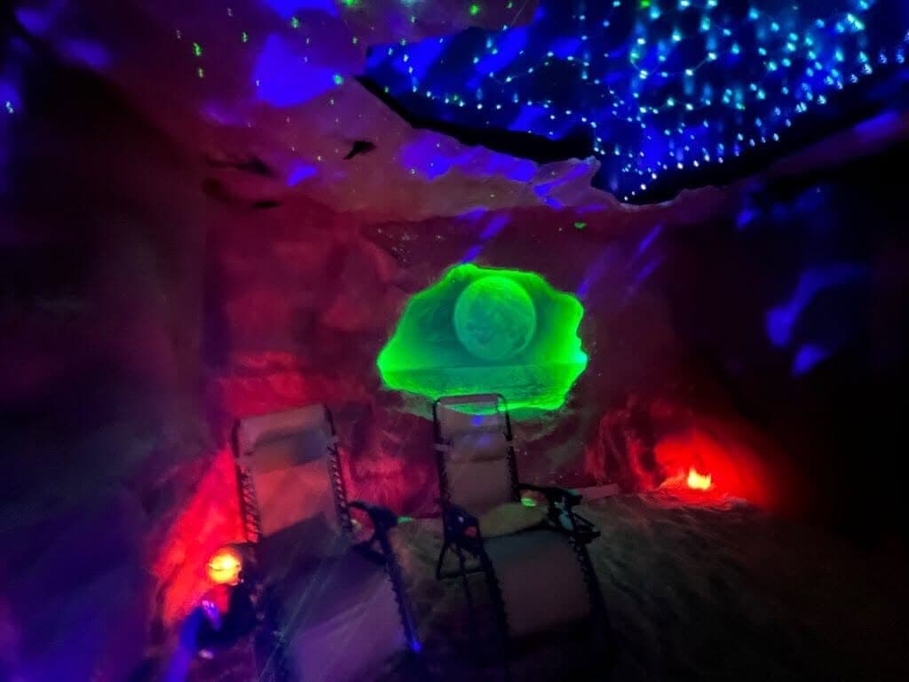 The glowing forest portal